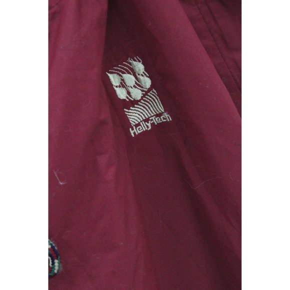 HELLY Hansen Helly Tech Pants Mens Performance Packable Red Waterproof Large 90s - Picture 7 of 12